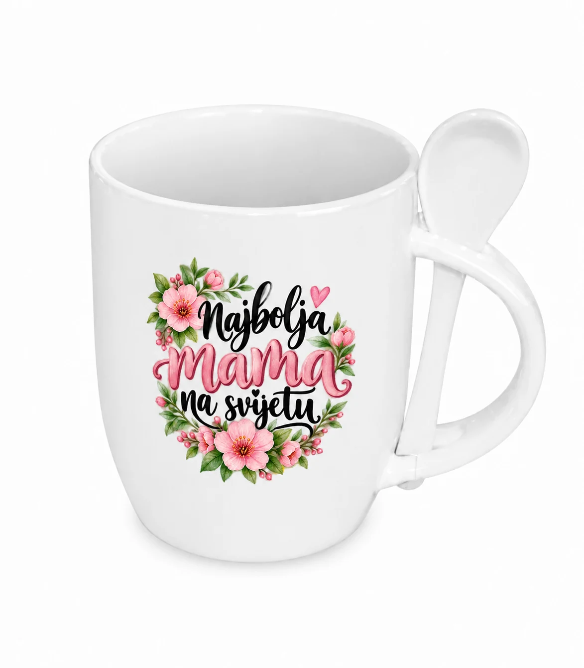 Šalica sa žlicom Najbolja mama