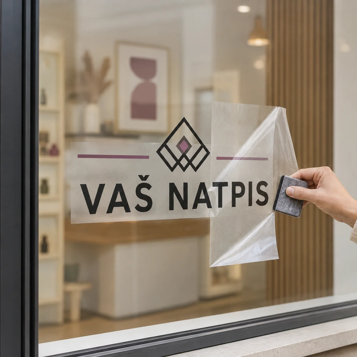 Vinilne naljepnice po mjeri – tekst, logo i natpisi