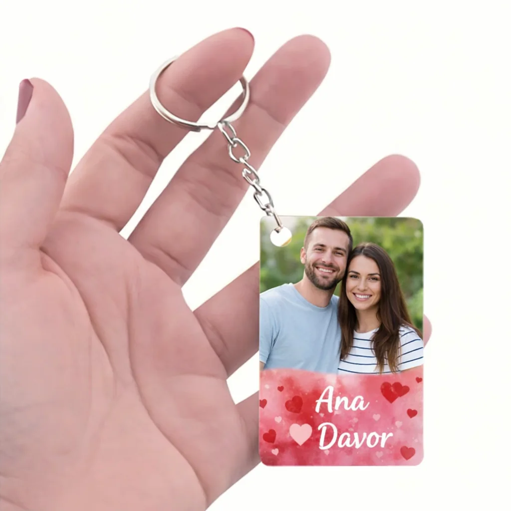Personalizirani privjesci s fotografijom – set od 8 komada