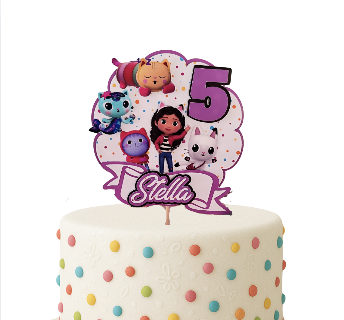 3D toper za tortu – Gabby’s Dollhouse