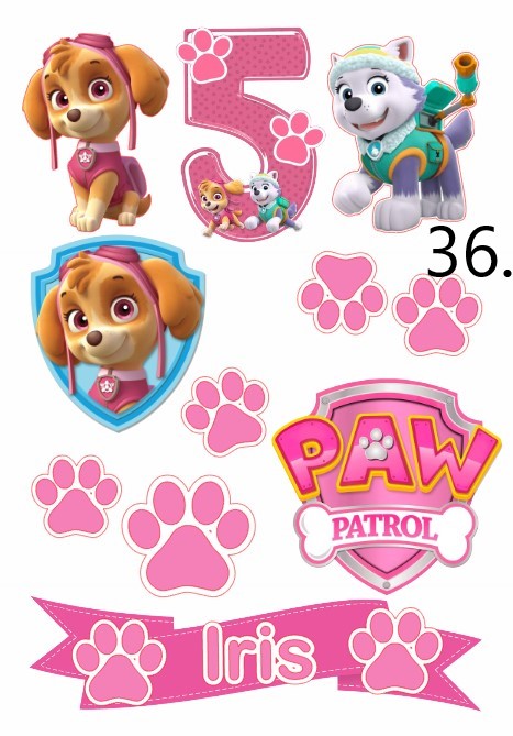 Paw patrol rozi set