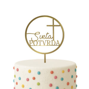 dekoracija za tortu sveta potvrda