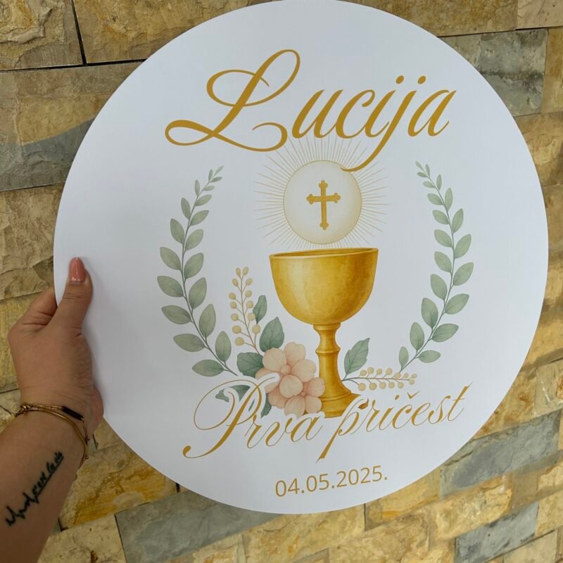 Krug za krštenje pričes ili krizmu