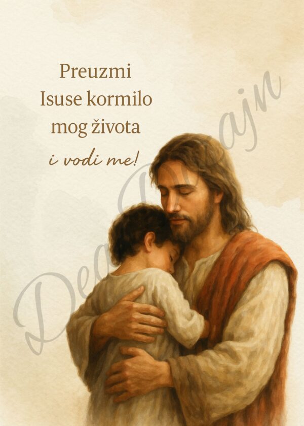 Plakat - Isus i djevojčica/ dječak - Slika 4