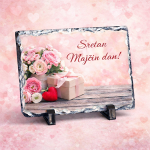 Personalizirani foto kamen s fotografijom i tekstom